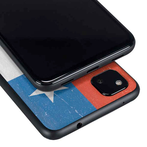 Chile Flag Distressed Google Pixel 4a Skin